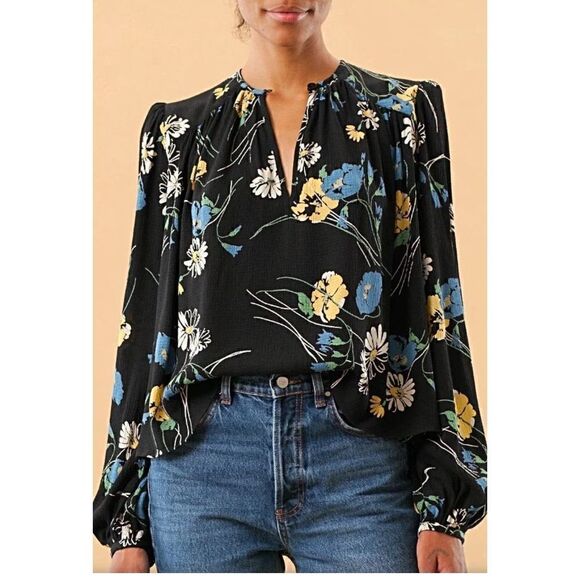 byTiMo Bubble Viscose Top in Daisy NWT Size Medium - Picture 1 of 10